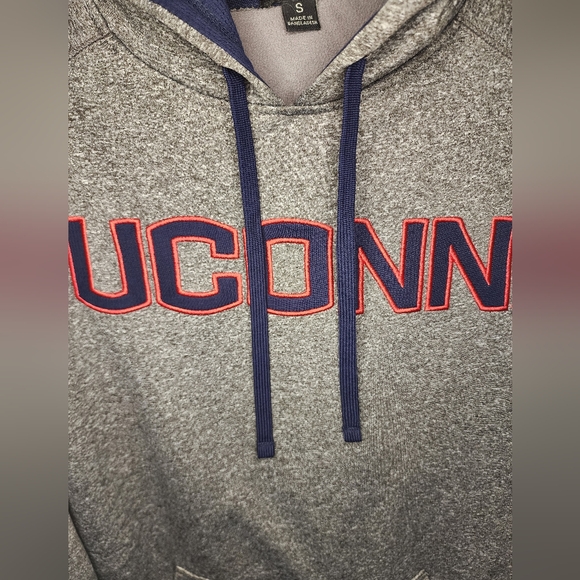 UConn Gray Hoodie Sweater - Picture 2 of 11